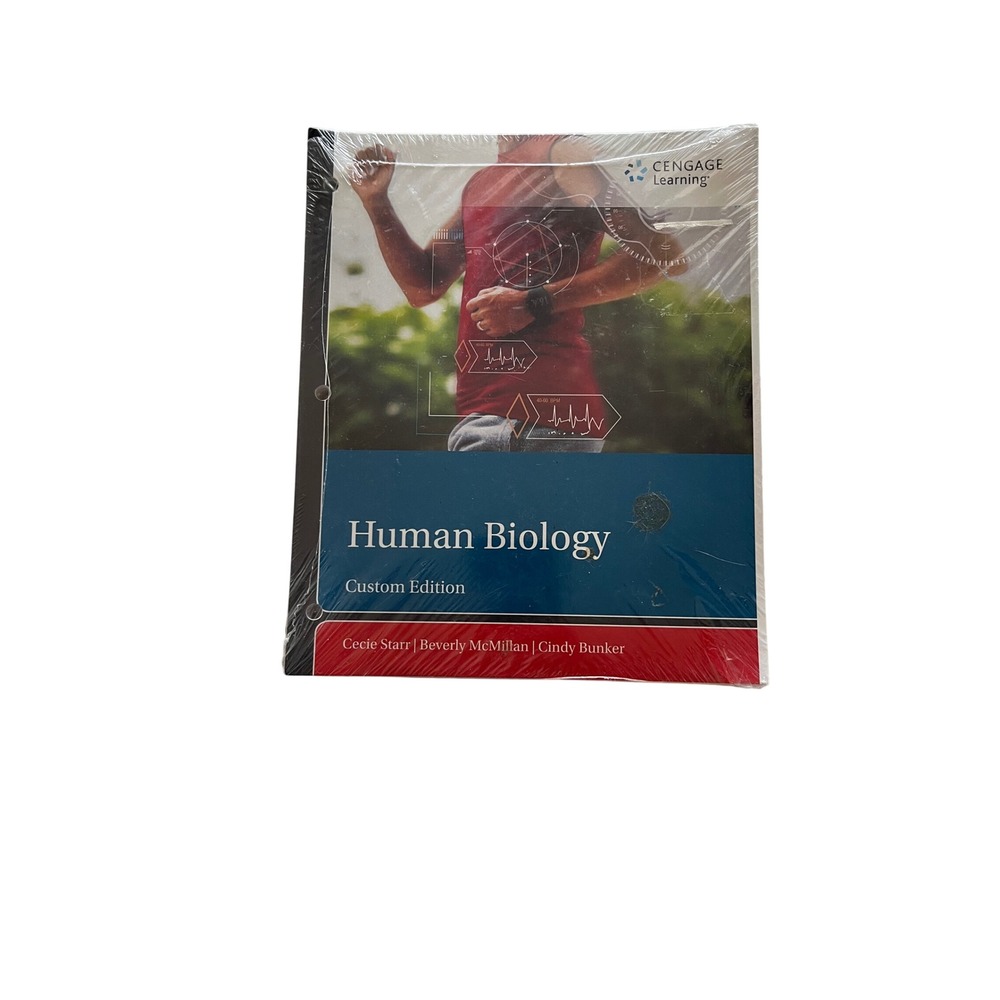 Human Biology Custom Edition Starr McMillan Bunker Cengage 9781337631532 New